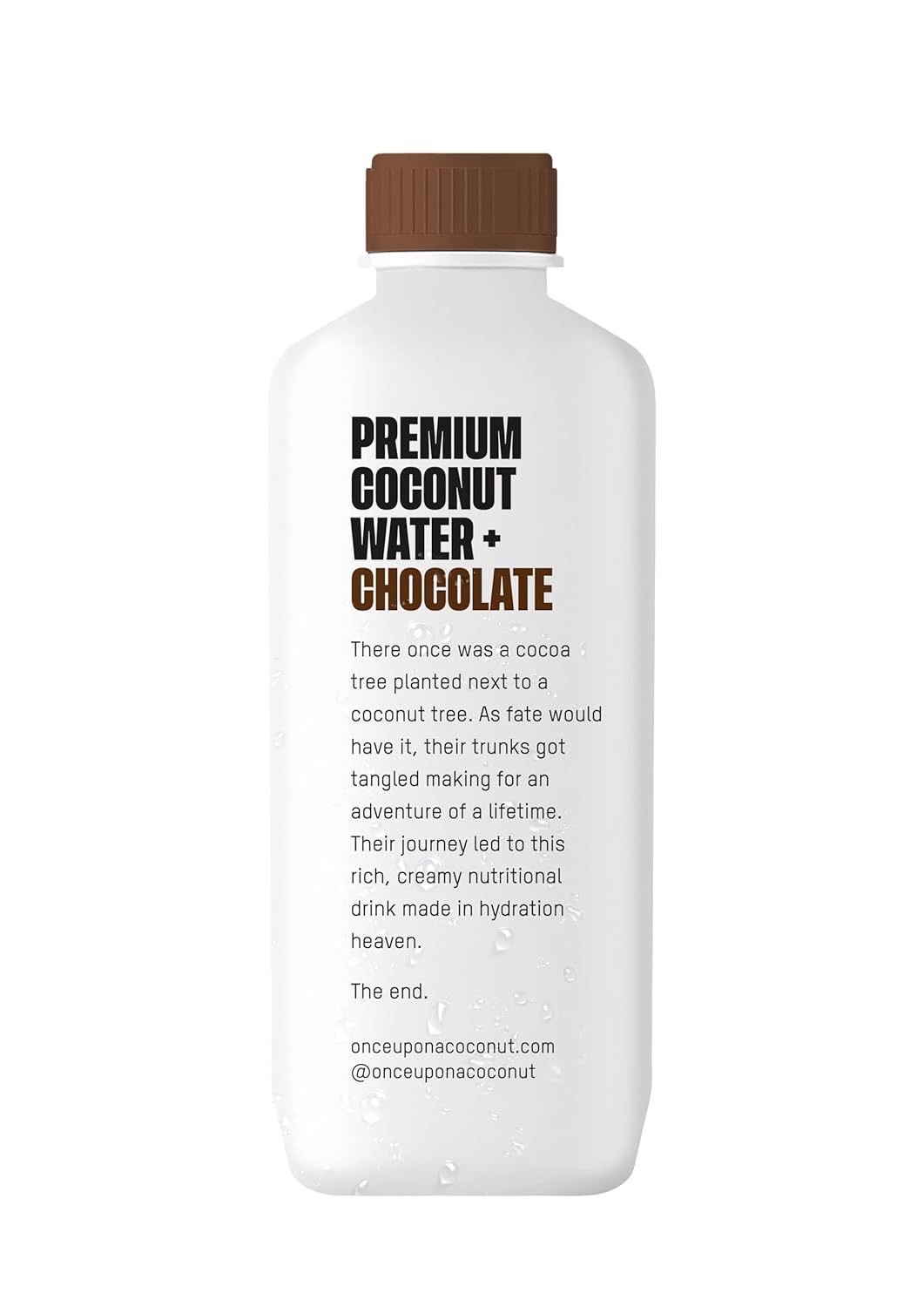 Once Upon a Coconut Premium Chocolate Coconut Water 1L - Low Calorie All-Natural Drink with Electrolytes - Non-GMO - Gluten-Free -33.8 Fl Oz (Pack of 12)