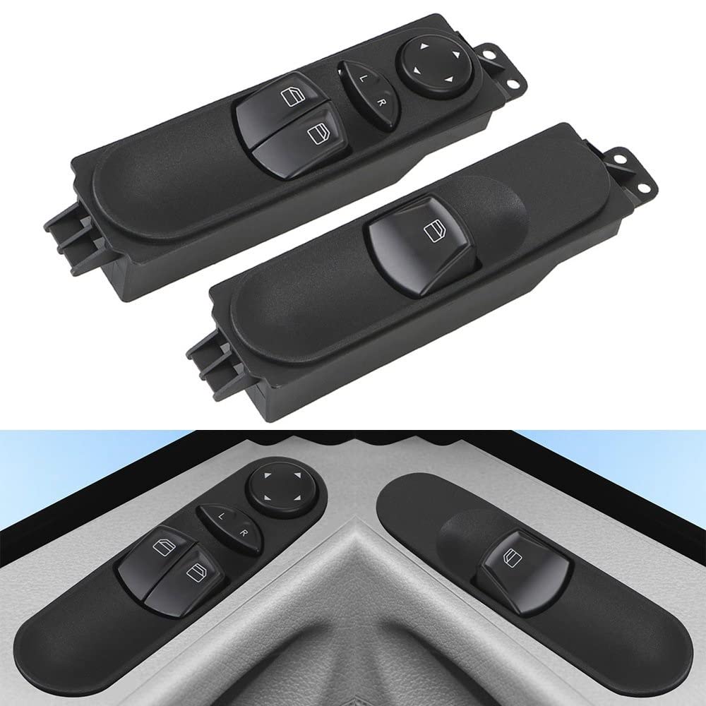 Pièce Auto Mercedes Vito Interrupteur Lève-vitre Vito W639 - Référence 6395451413 - Compatible Viano/Vito Pièce Rechange Mercedes Viano