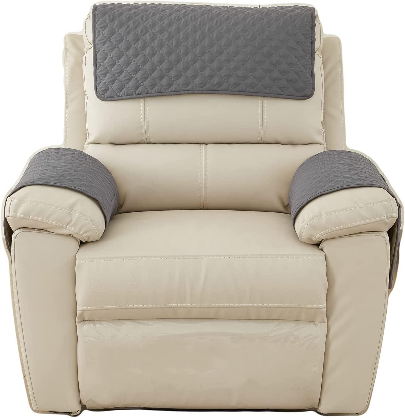 XMAYODS 3 Pcs Recliner Covers Sherpa Arm Covers for