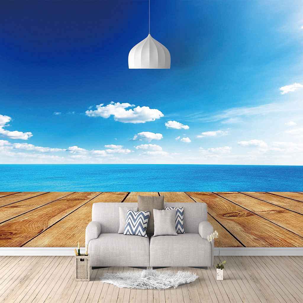 Poster géant paysage marin pour créer une ambiance de vacances dans votre chambre