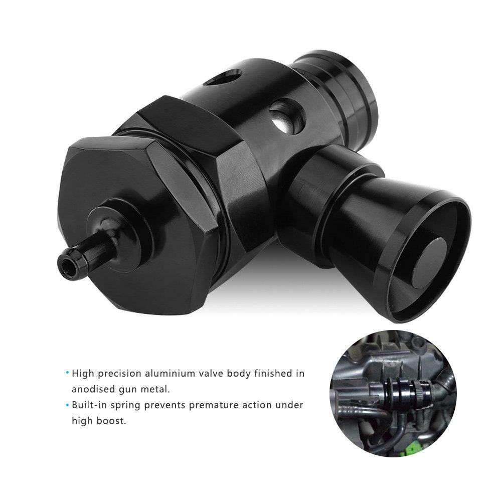 Válvula De Descarga 25mm para Simulador De Sonido Ajustable Kit De Válvula De Alivio para Automóviles con Diseño Funcional Y Duradero