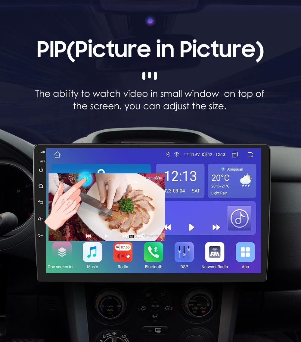 Multimedialny ekran dotykowy AHD Nawigator GPS Canbus RDS/FM DIN SWC Radio odtwarzacz stereo Bluetooth WiFi CarPlay Android kompatybilny z Seat Mii/Skoda citigo E-Citigo/V W UP/Seat lbiza ST Sport