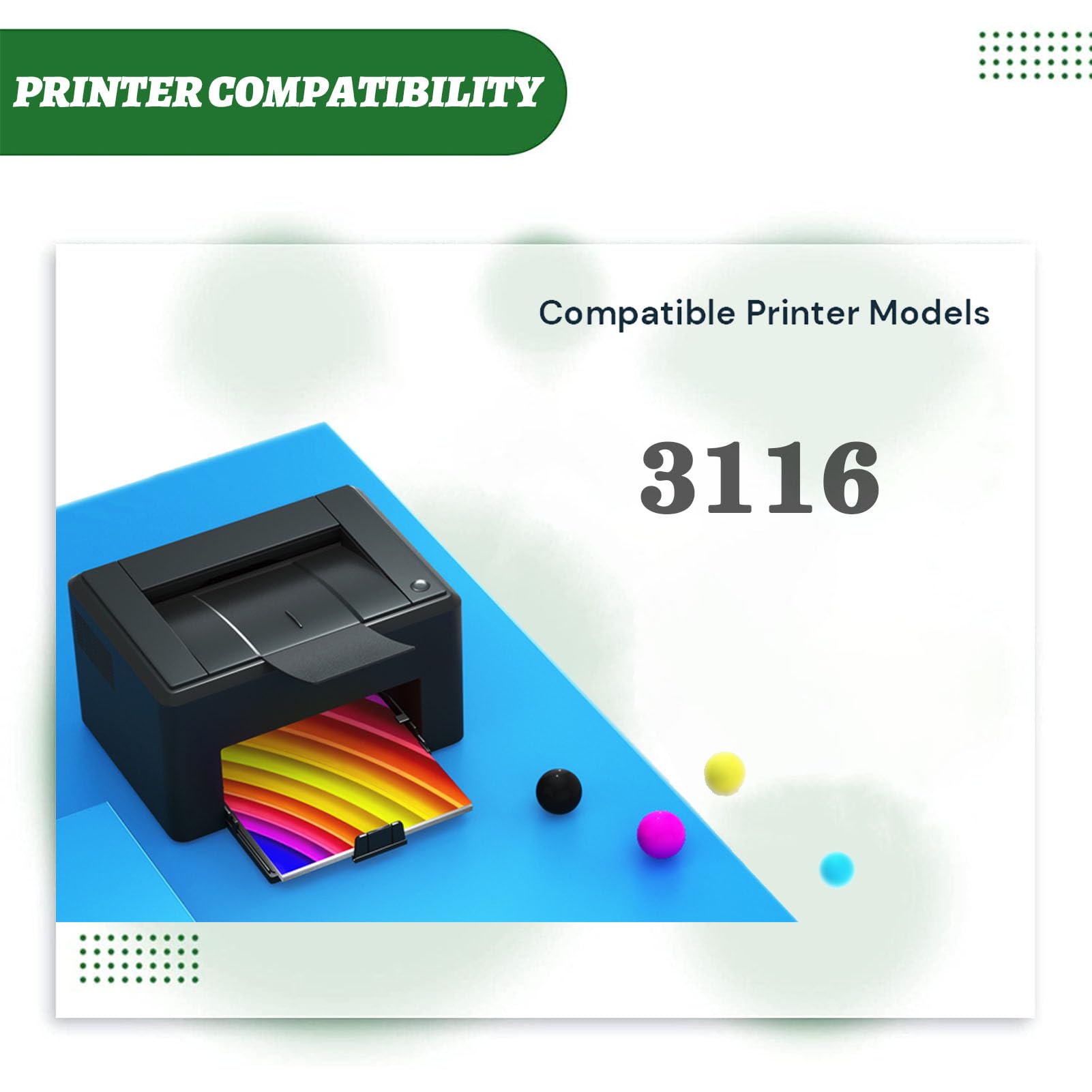 P3116 109R00748 Cartuccia toner ad alta capacità compatibile 1 | Per Xerox Phaser 3116 stampanti