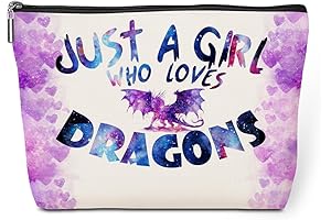 Cute Makeup Bag Funny Dragon Cosmetic Bags