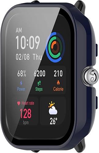 Miniatura 4 de Paquete de 3 fundas protectoras de pantalla compatibles con Amazfit GTS 4 Mini Smartwatch Accessories TenCloud Covers Resistente a los arañazos