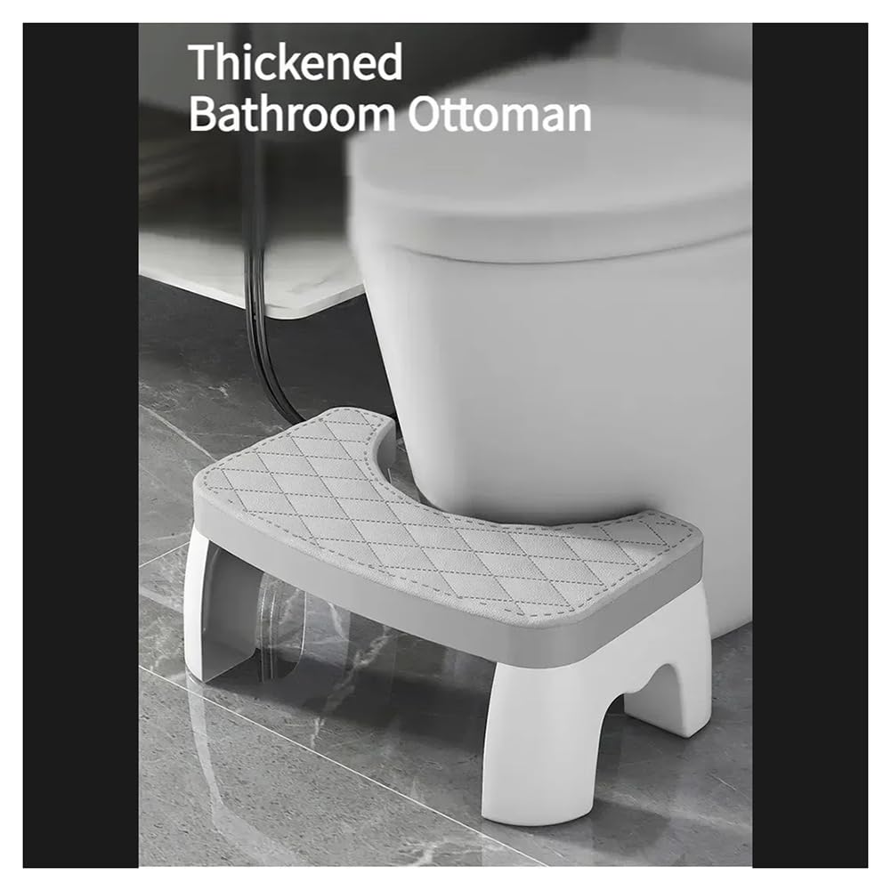 Sgabello WC per adulti, accessorio da bagno, rimovibile e antiscivolo