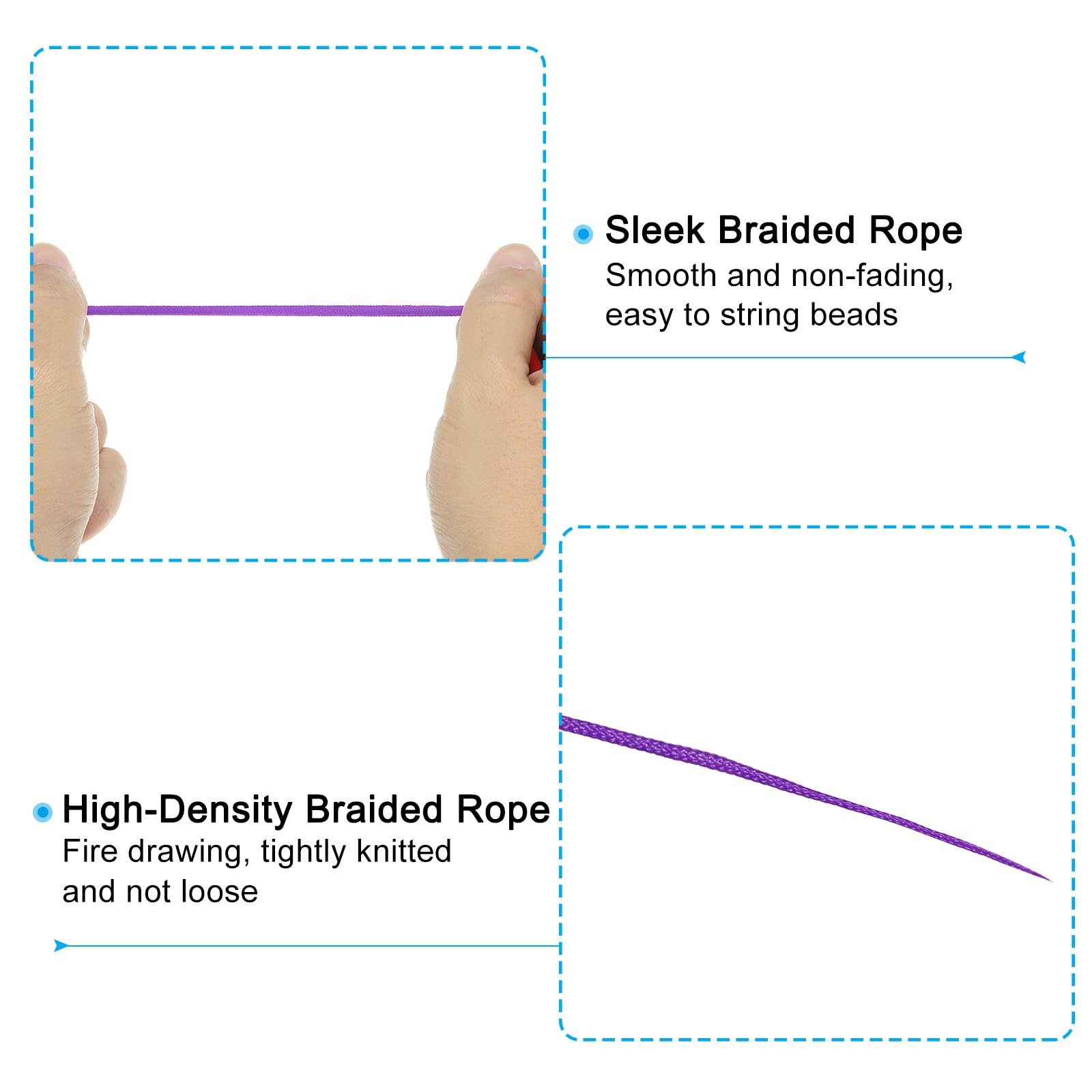 PATIKIL 0.8mm x 109 Yard Nylon Satin Cord - Image 3