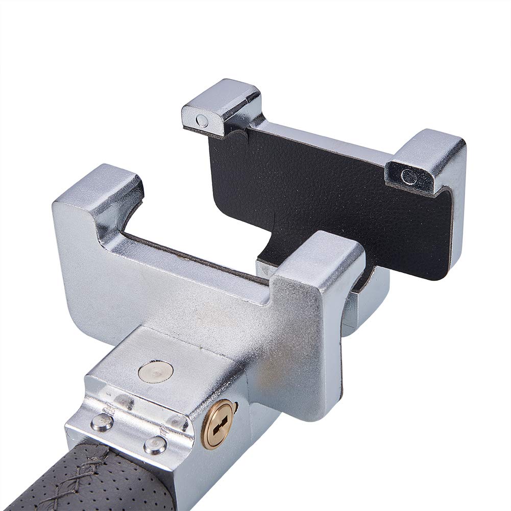 Blueshyhall Dispositifs de Verrouillage Antivol Professionnels de voiture - Cadenas pour Volant avec clés