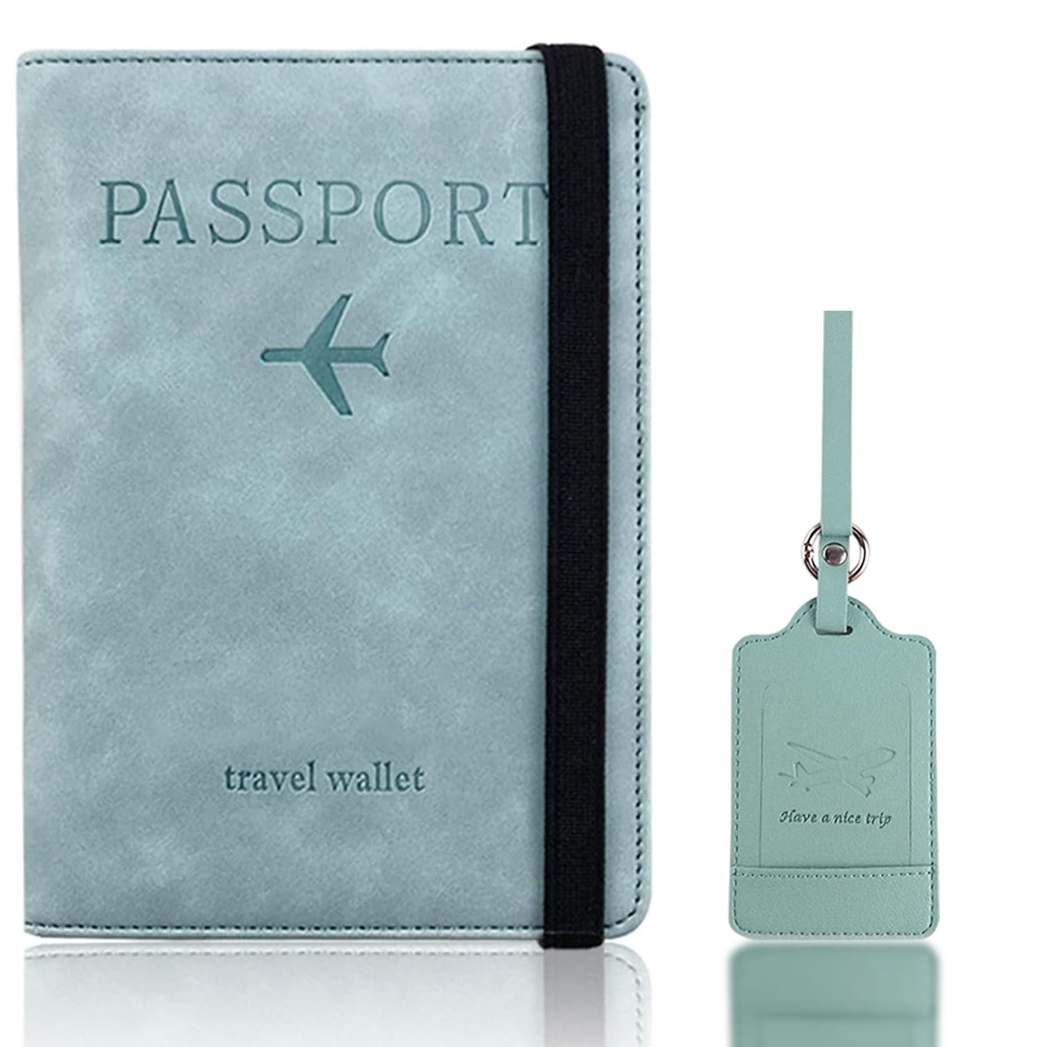 Portapassaporto Con Protezione RFID - Custodia In Pelle PU Per Uomo E Donna, Chiusura Magnetica - Foto 13