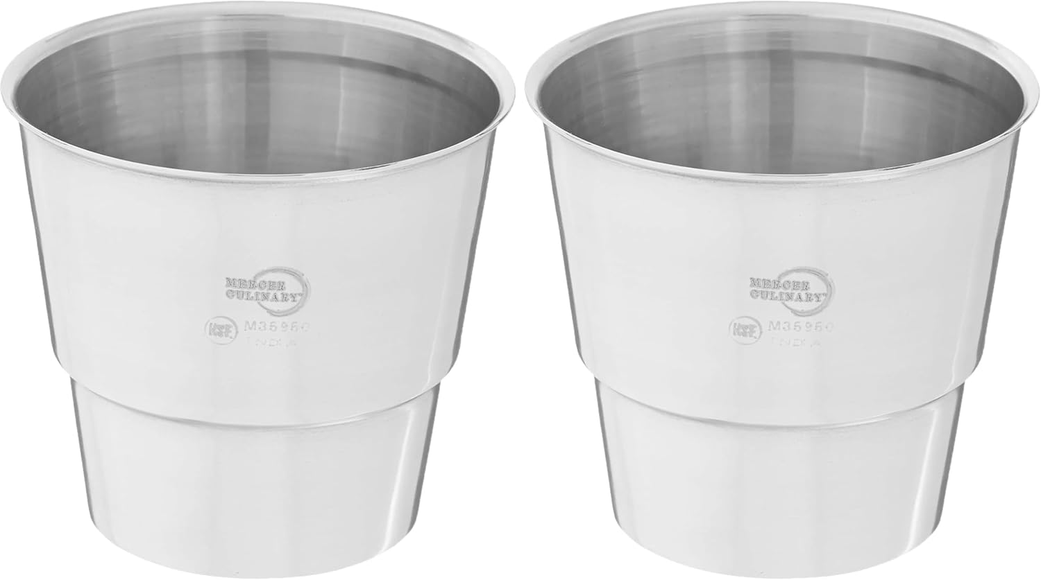 Mercer Culinary Shake Collar, 4.34 Inch, Stainless, 1 Count (Pack of 2)