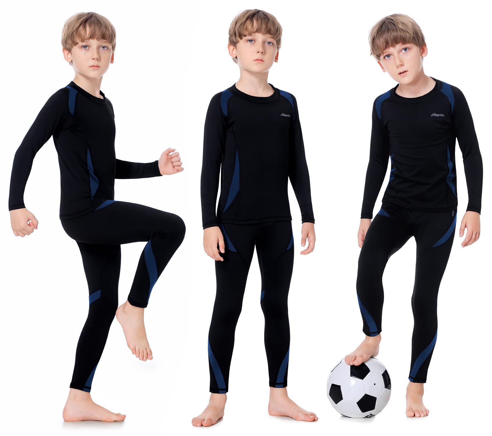 BENNALD Biancheria Intima Termica Bambino Biancheria Funzionale Uomo con Funzione Quick Dry