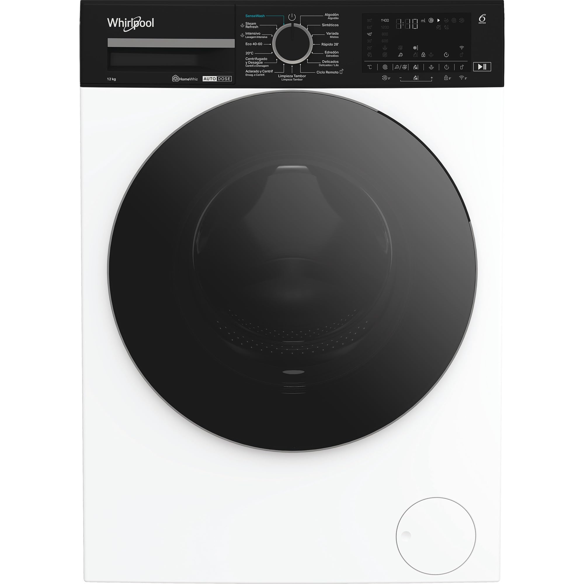 Whirlpool - Lavadora de libre instalación WPM 27W ADS SPT