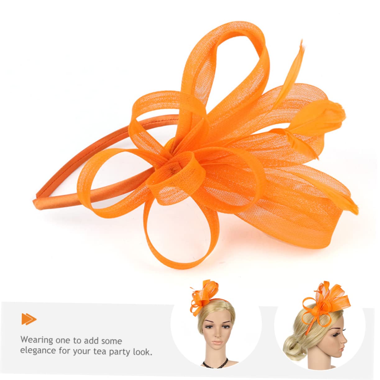 GALPADA 5pezzi Fascinator Elegante con Piume per Donne Cerchietto Decorativo per Feste e Tea Party Accessorio alla Moda per Cerimonie e Occasioni Speciali