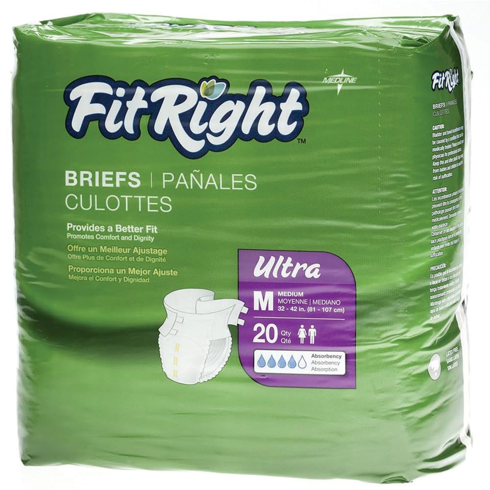 Photo 1 of FitRight Ultra Briefs (Pack of 20) Size: Medium