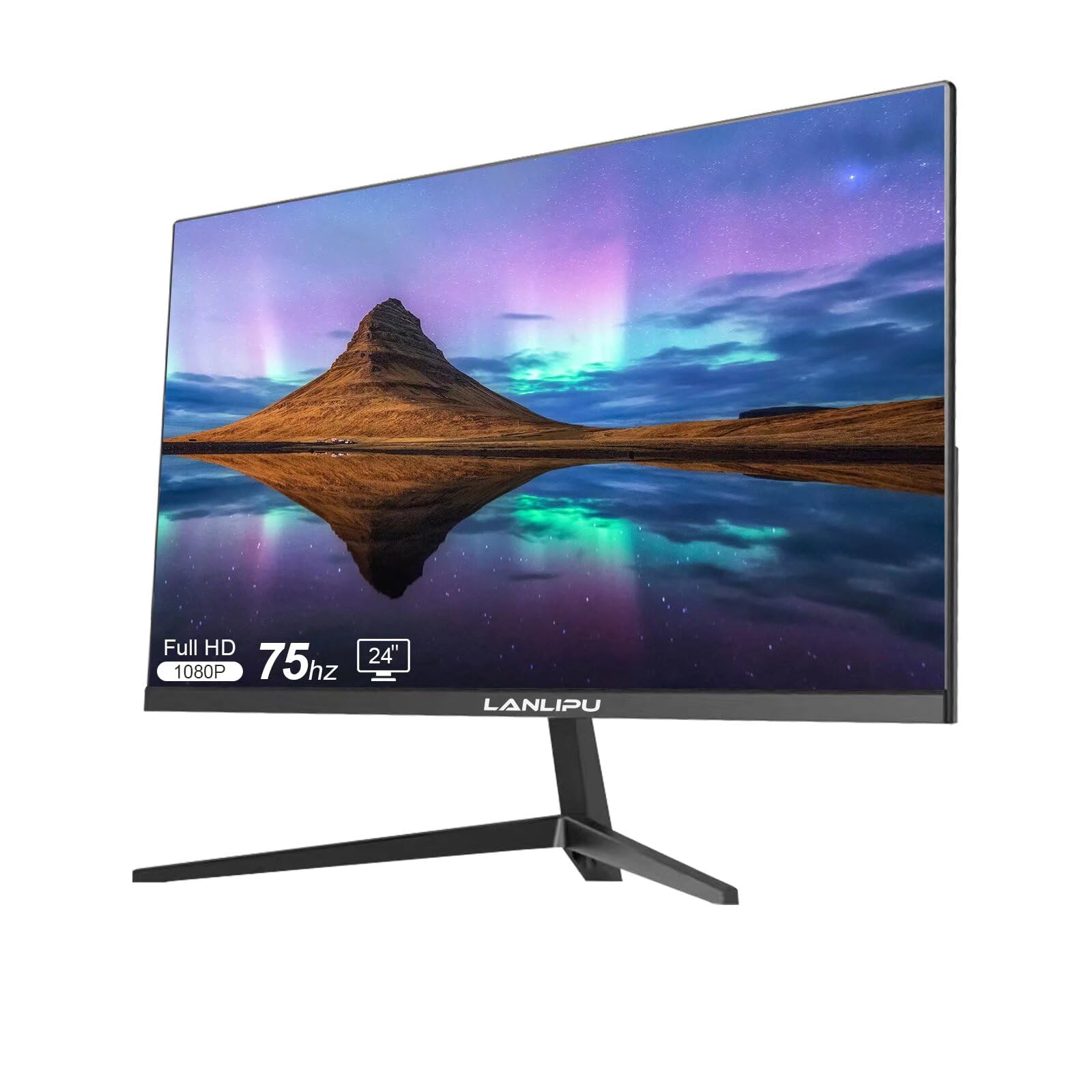 Amazon.co.jp: LANLIPU 24インチ 75hz コンピューターモニター FHD