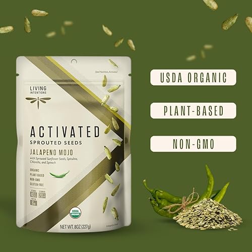 Miniatura 4 de Living Intenciones mezcla de brotes, mango picante, 7 onzas.