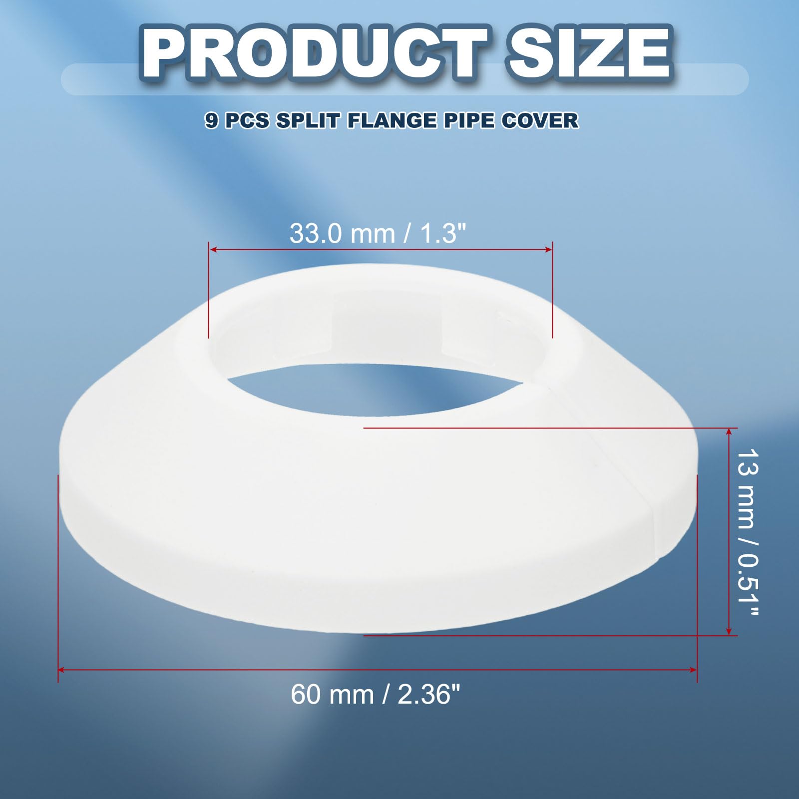 PATIKIL 33mm Plumbing Cover Plates - Image 2