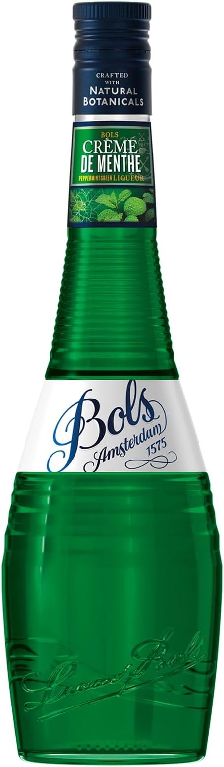 Peppermint Liqueur, 50cl - 24 Percent ABV Mint Flavoured Crème de Menthe Spirit Crafted with All Natural Botanicals - Artisanal Liqueurs for Cocktails