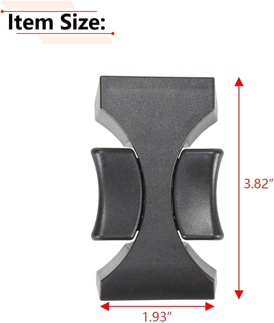 RLB-HILON Cup Holder Insert Divider Compatible with Lexus GX460 2010 2011 2012 2013 Year, for 55618-60190 Center Console Cup Holder