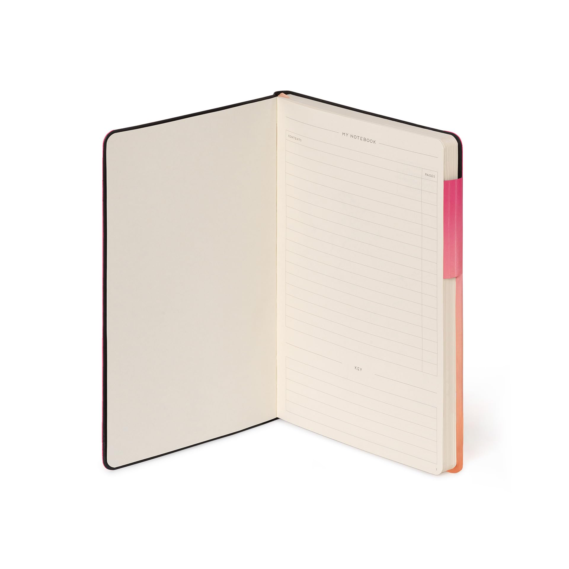 Legami - Beyaz sayfalı not defteri, M beden, fildişi renkli kağıttan, 90 g/m², 192 sayfa, yumuşak kapak, lastik bant, boyut 13 x 21 cm, Golden Hour
