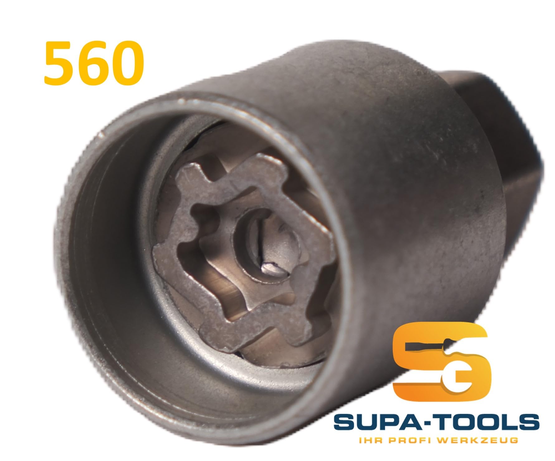 Supa-Tools Original Seat 560 Code W für Seat Cupra Felgenschloss Nuss Felgenschlüssel Radsicherung
