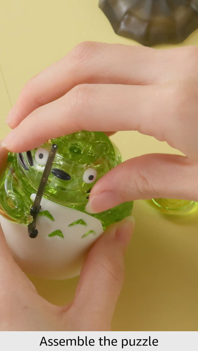 Amazon.com: BEVERLY Crystal Puzzle [42 Pieces] Totoro/Green (Japan