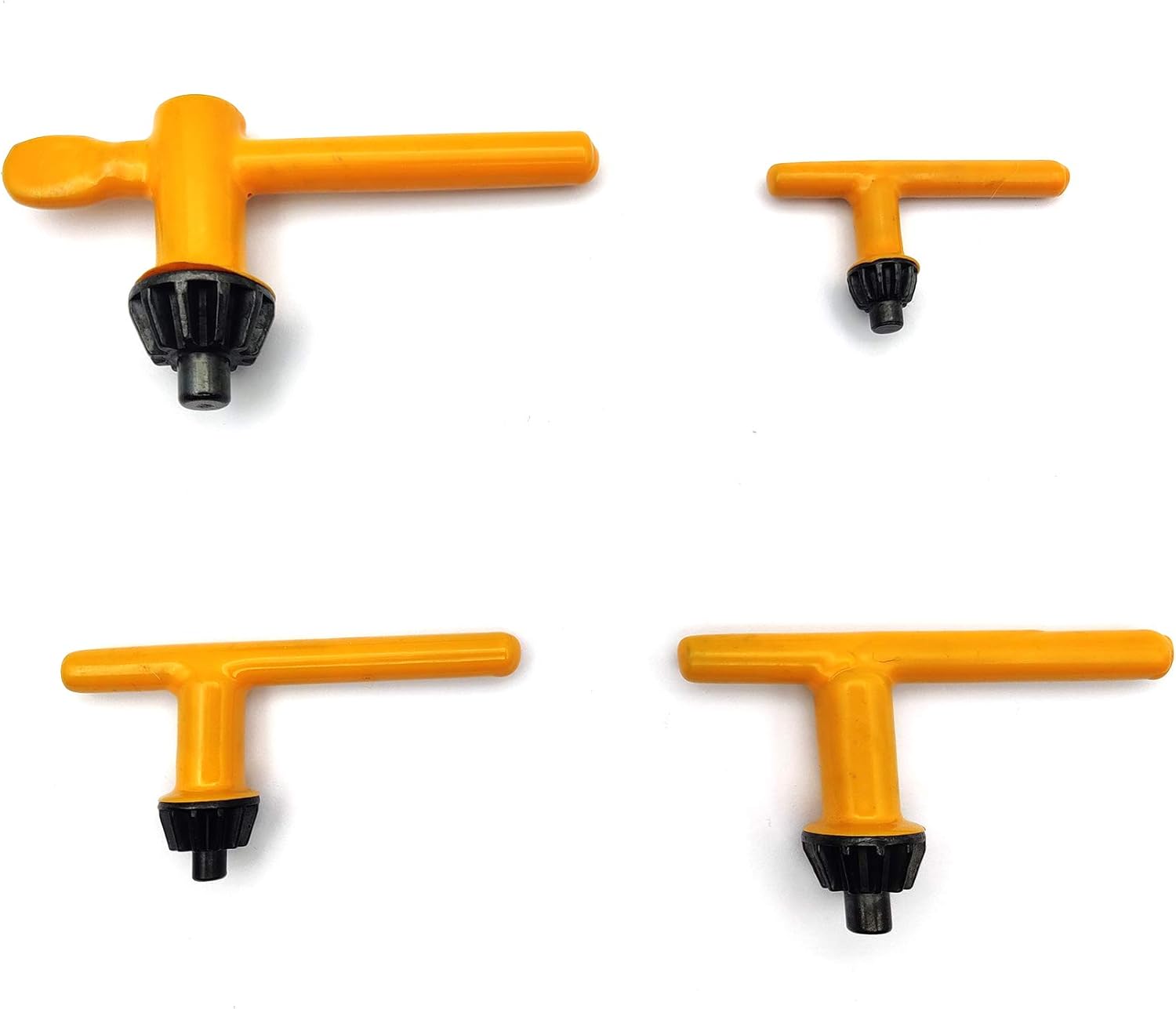 4 Pcs Drill Chuck Key Set, Universal T Keys Drill Press Wrench Chuck Keys Replacement, Chuck Key
