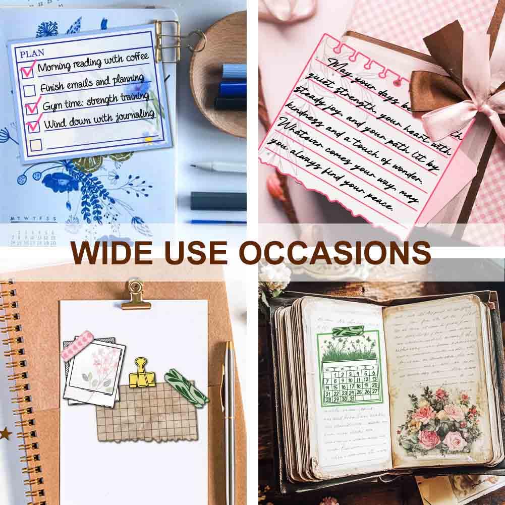29 Pcs Journal Stamps - Card Making & Scrapbooking -6
