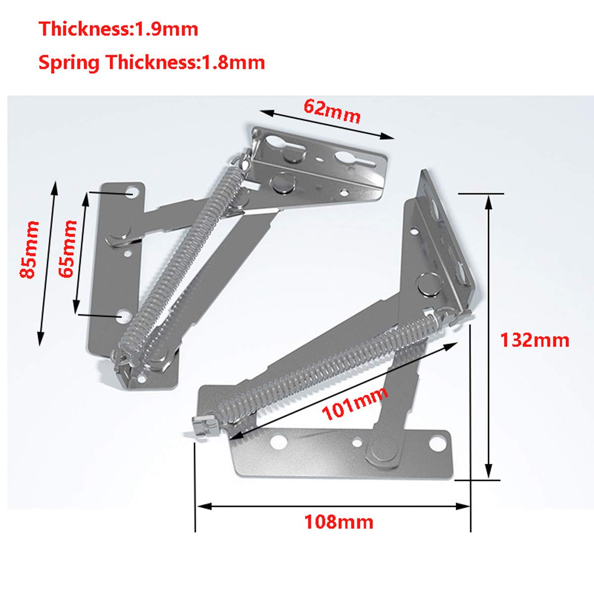 Buy 80 Degree Hinge Bridge Shaped Spring Hinge Full Overlay
