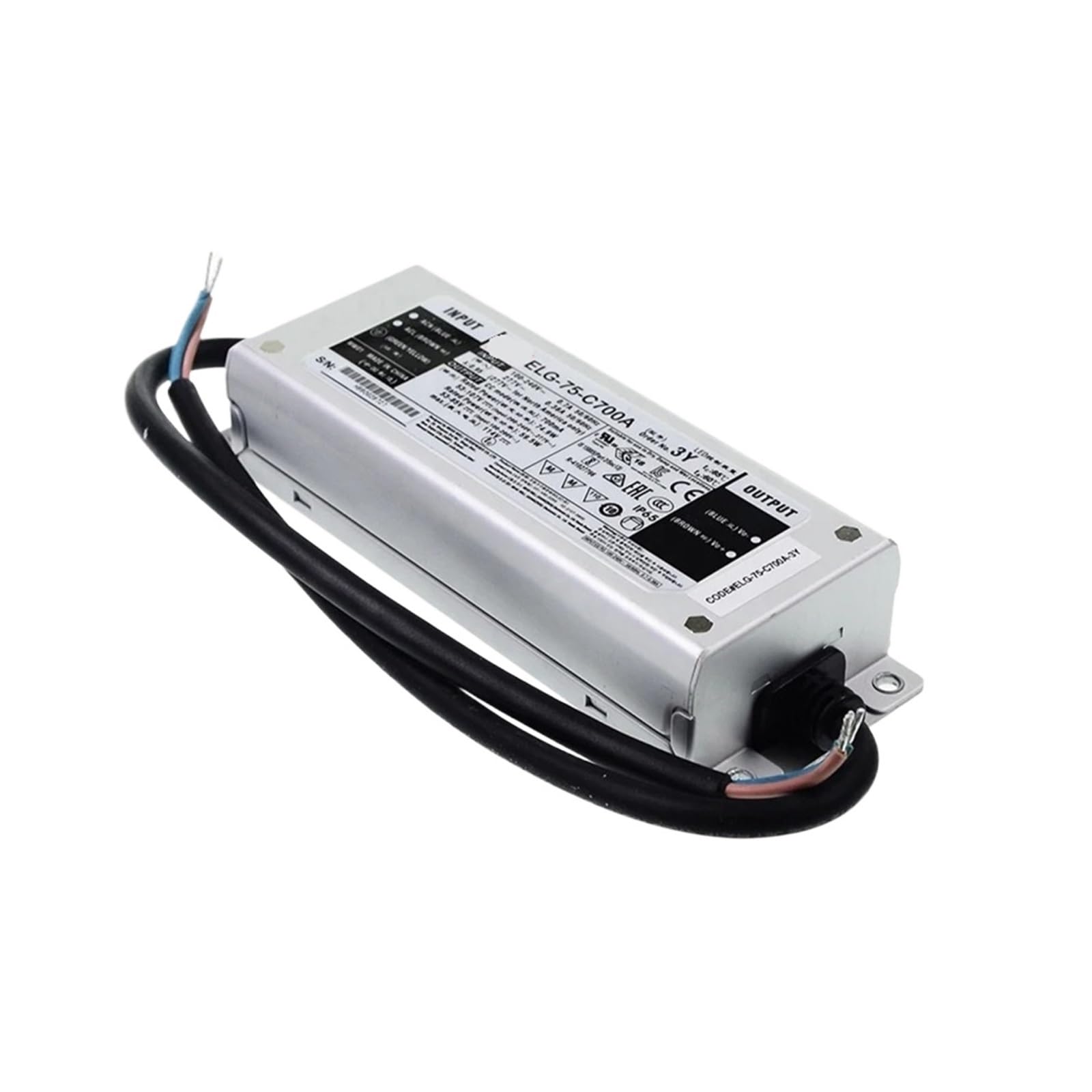 Pilote LED ELG-75-C500A pour stopper les clignotements des projecteurs étanches