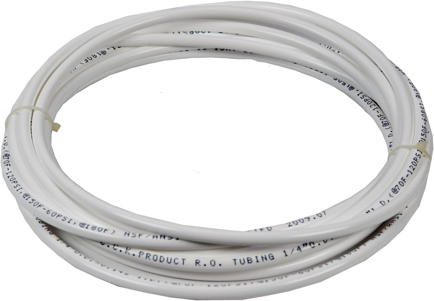 Fridge Filter Water Supply Pipe 1/4 inch White - 15 metres - to Fit American and European Style Double Fridge Refrigerator