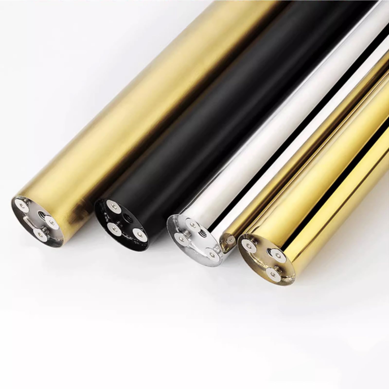 Wytrzymała noga biurka ze stali nierdzewnej, regulowana wysokość 950 mm, metalowy wspornik do blatu kuchennego, stolika kawowego, baru śniadaniowego, ze śrubami, złote wykończenie
