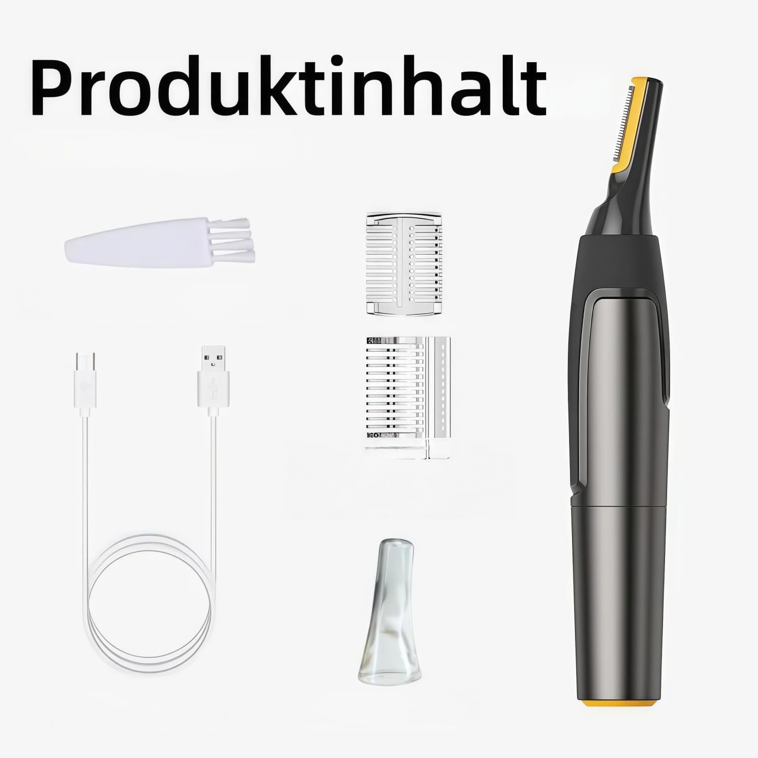 PrimerMan Precision Elektrische Präzisionstrimmer & Rasierer All-in-one – Nasentrimmer und Präzisionstrimmer für Männer, geräuscharmer elektrischer Nasentrimmer