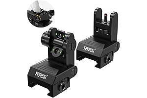 Feyachi Flip-Up Sights with Fiber Optics: Enhanced Precision for Your AR-15