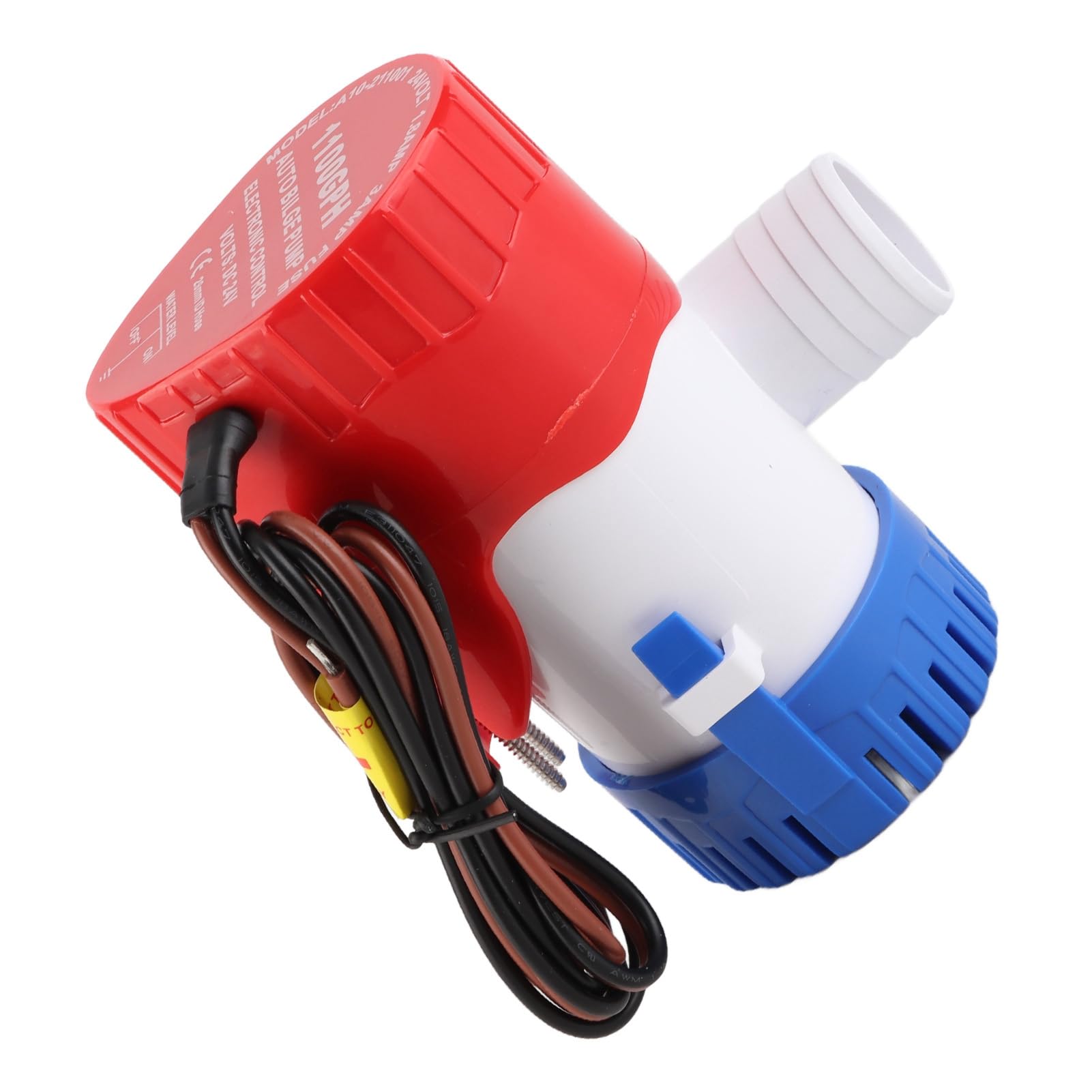 Pompa di Sentina Automatica per Barche 1100GPH, Sollevamento 4m | Pompa di sentina elettrica con interruttore ad elettrodo, materiale ABS, per yacht, camper, laghetto, serbatoio dell\'acqua