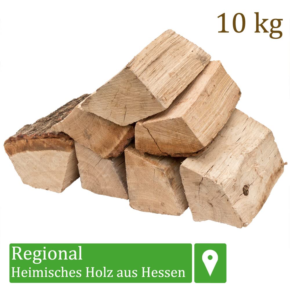 Drewno opałowe, drewno dębowe, do pieca, kominka, paleniska, grilla, w szczapach 25 cm, suszone, 10 kg
