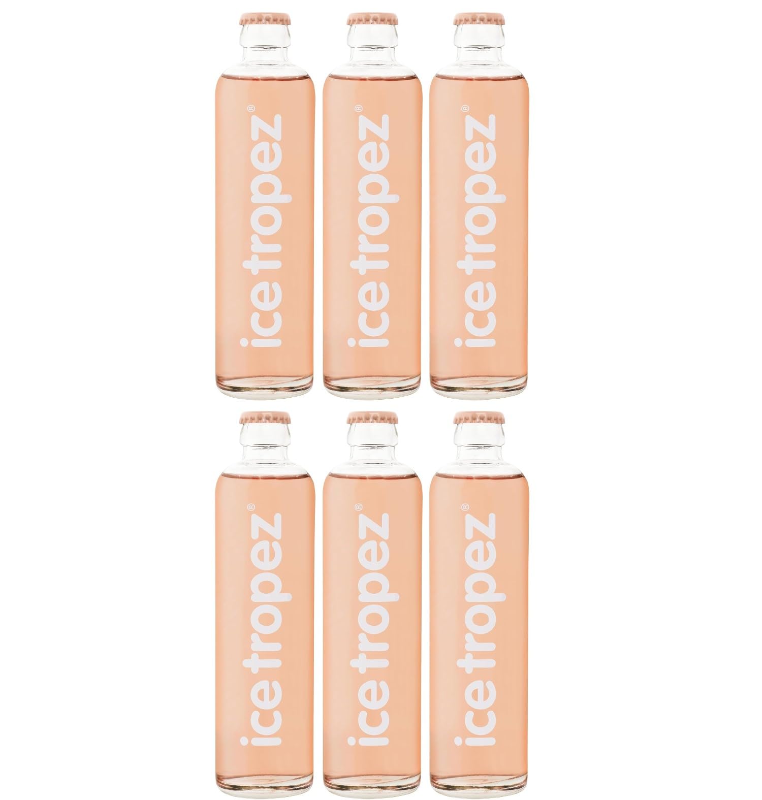 Domaine Tropez Ice Tropez Peach Weincocktail Pfirsich Roséwein süß Frankreich inkl. FeinWert E-Book (6 x 1l)