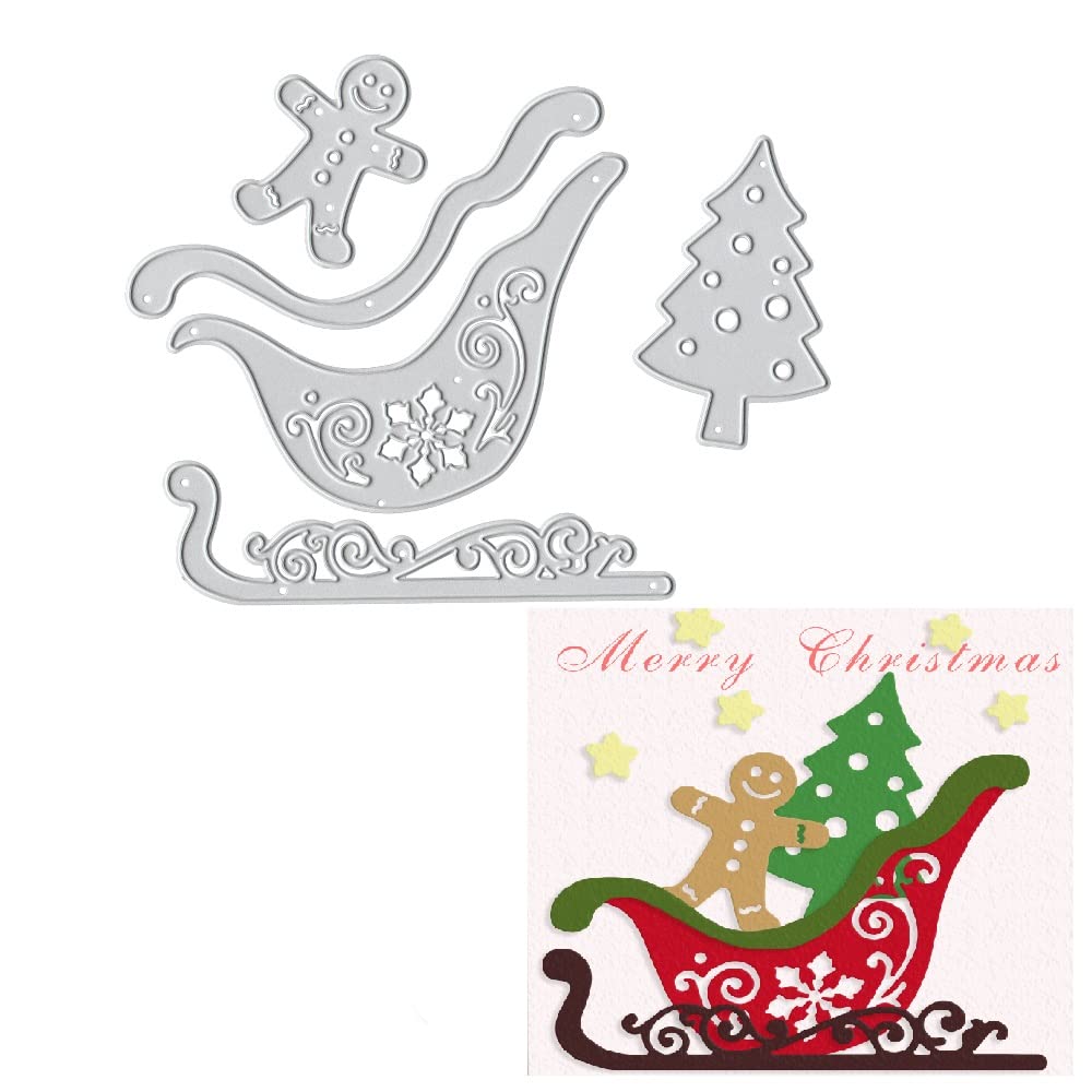 Amazon.co.jp: クリスマスツリーソリカットダイ、カード作成