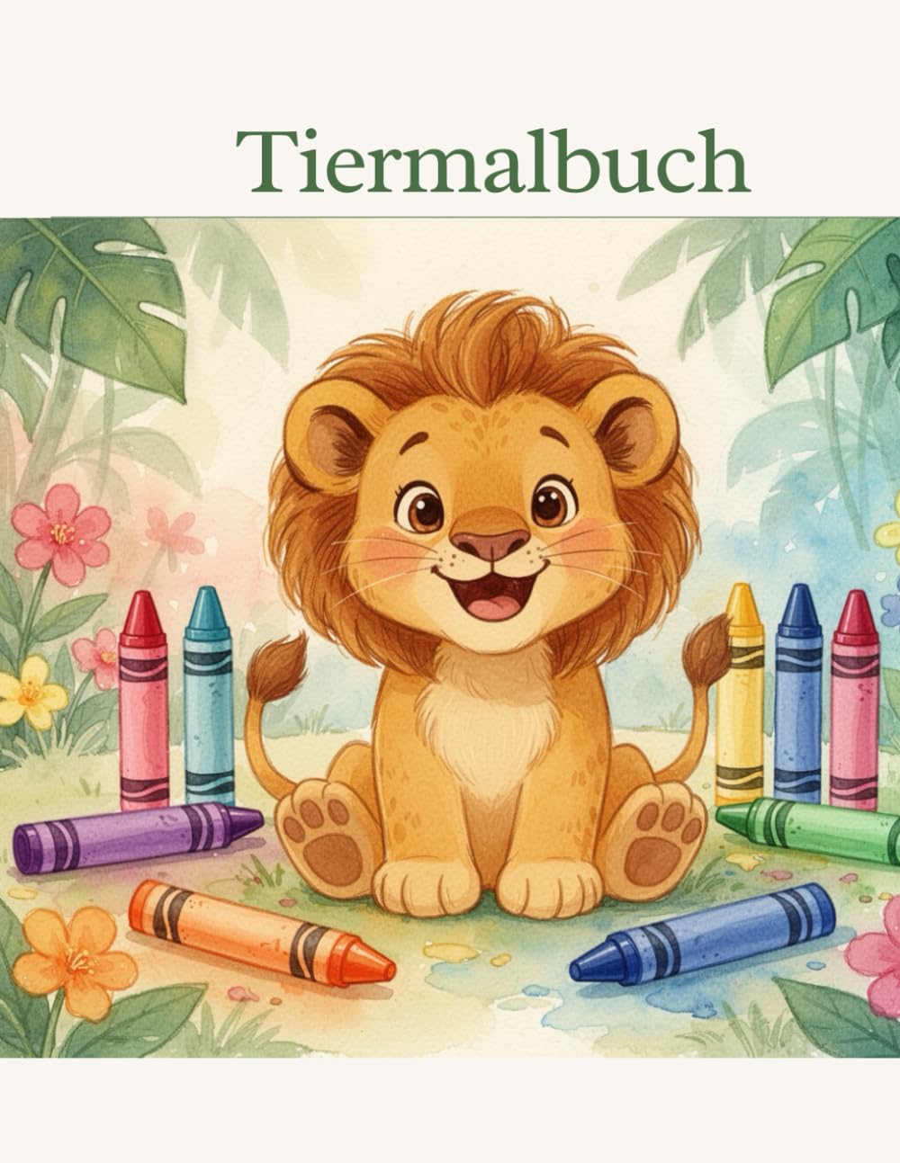 Tierbilder Malbuch: Mein schönes Malbuch