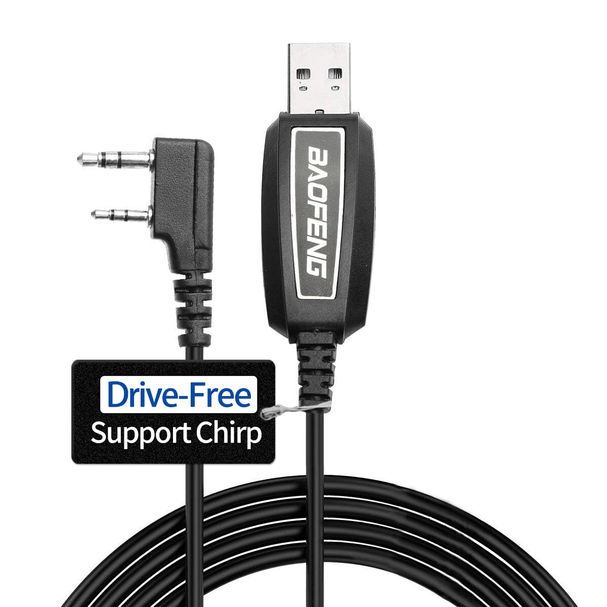BAOFENG Cable de programación USB PL2303 compatible con Chirp UV-5R ...