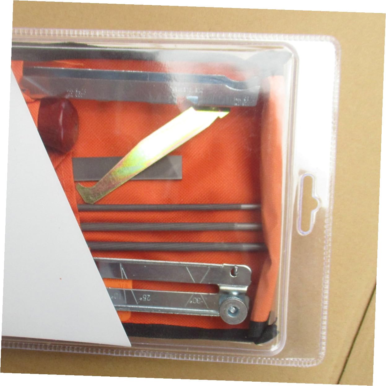 Métal Kit D'affûtage 10 Pièces de Tronçonneuse pour Chaînes