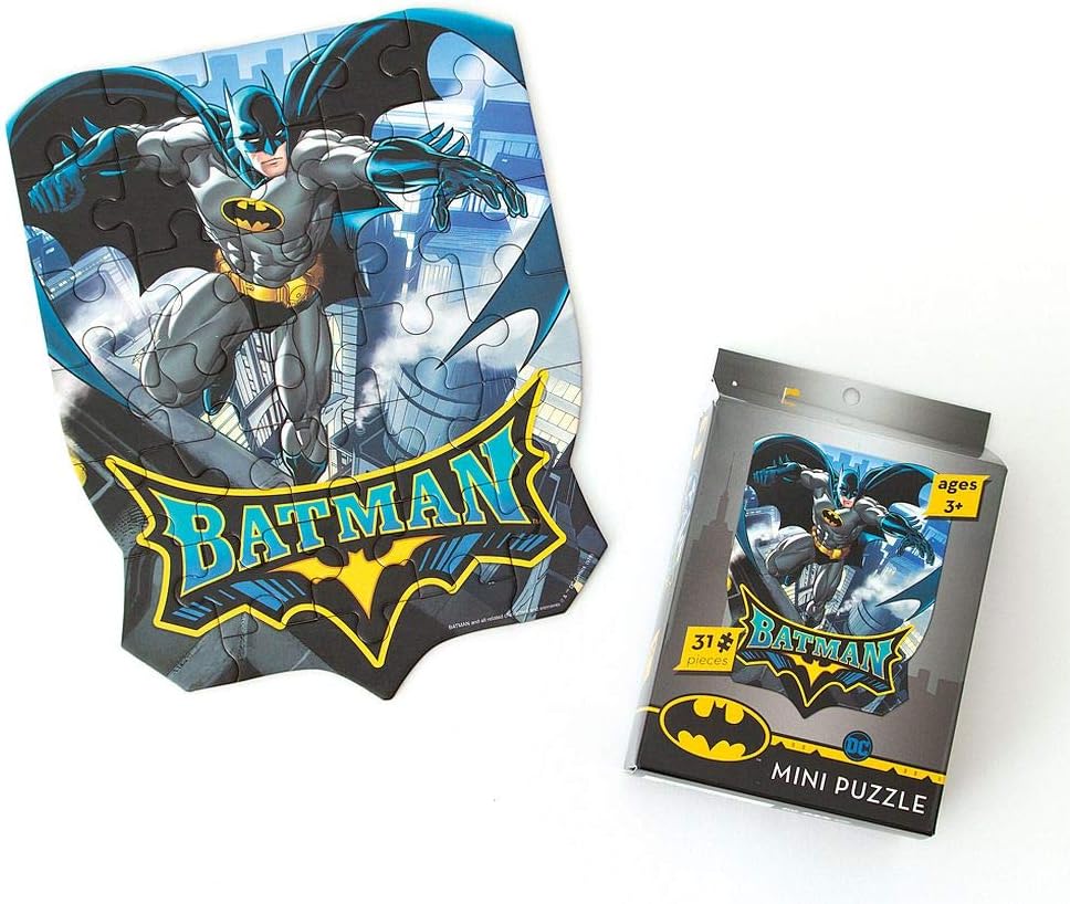 Playhouse DC Comics Batman 31-piece Die-Cut Shaped Mini Puzzle for Kids