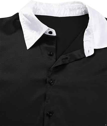 Vista 5 de dPois Vestido de sirvienta francesa para hombre, disfraz de cosplay de lencería con delantal