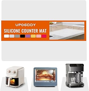 Countertop Protector, Silicone Mats for Counter, Nonskid Heat Resistant Desk Saver Pad, Stain Resistant Silicone Craft Mat ,Non slip Coffee Mat, Multipurpose and Thick