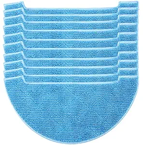 Electropan Accessories Parts 10pcs Microfiber Mop Cloth for ILIFE V8s Robotic Mop & Vacuum Cleaner