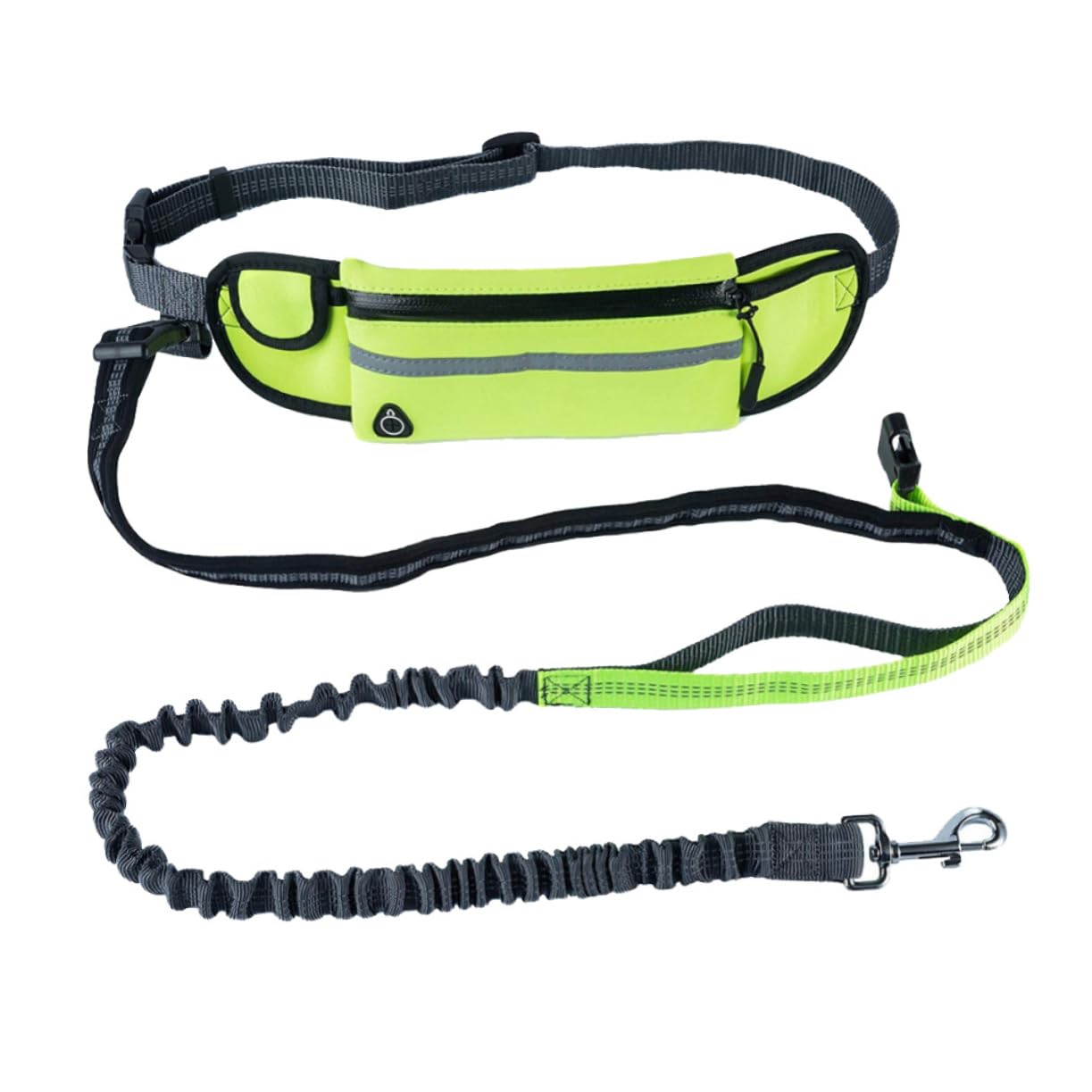 Balacoo Waist Dog Leash for Large Dogs Running Walking Hiking Leash Small Bag Lightweight Reflective Dog Training Lead