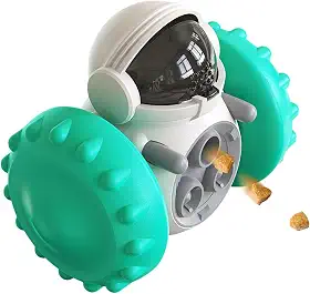 Brinquedo de cachorro com vazamento de comida, brinquedos para cães de estimação, brinquedos interativos para cães - brinquedo interativo para cães e gatos, dispensador de alimentos, alimentador lento bola de petisco brinquedos Guanglu