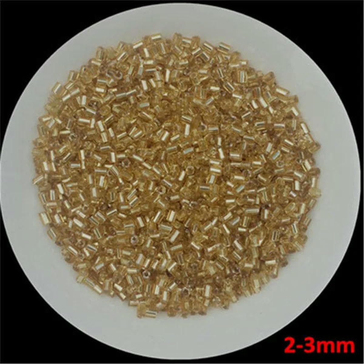 Kit de fabricación de pulseras, cuentas de tubo de cristal y espaciador, 10 g, cuentas checas de varios tamaños para hacer joyas y accesorios de bordado