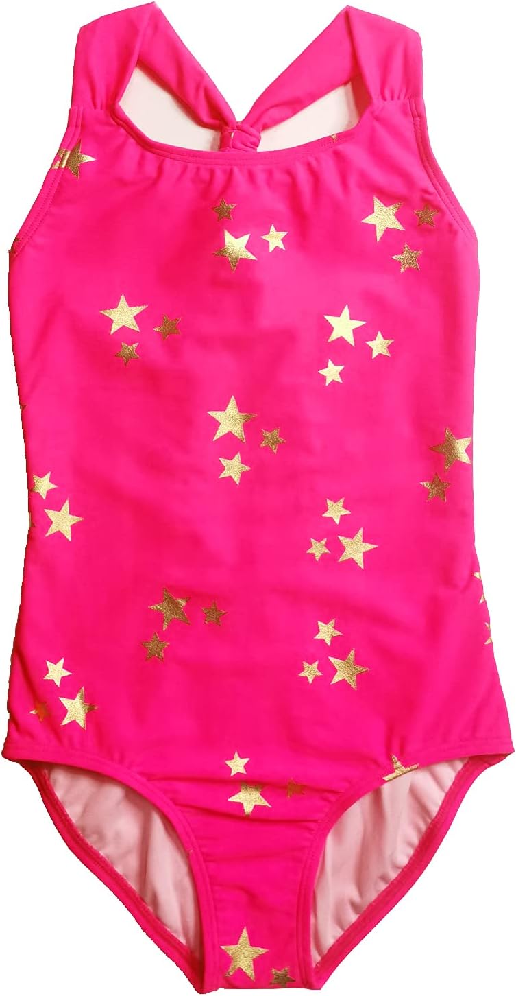MILLUM Girls Cute Cat One Piece Swimsuits Racerback Bathing Suit 3-13 Years