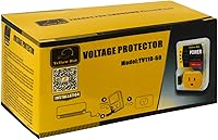 Vista 9 de Protector de sobretensión, protector de voltaje para electrodomésticos, salida de voltaje apagado, 110 V, 15 A, 2200 vatios
